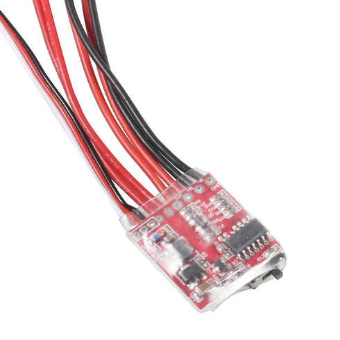 JUZITAO 3PCS 20A 2KHz 2S RC Brushed ESC Motor Mini Speed Controller Forward Reverse Brush Brake RC for RC Car Boat Tank
