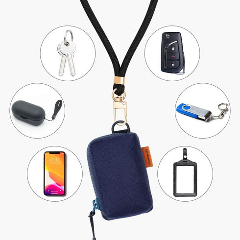Sinjimoru Cell Phone Lanyard for Phone Case (2 Packs) with Adjustable Strap for Wrist, Key Holder & ID Card