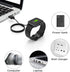 Compatible with AGPTEK LW11 Smartwatch Charger, Lamshaw Magnetic USB Charging Cable Replacement (Black)