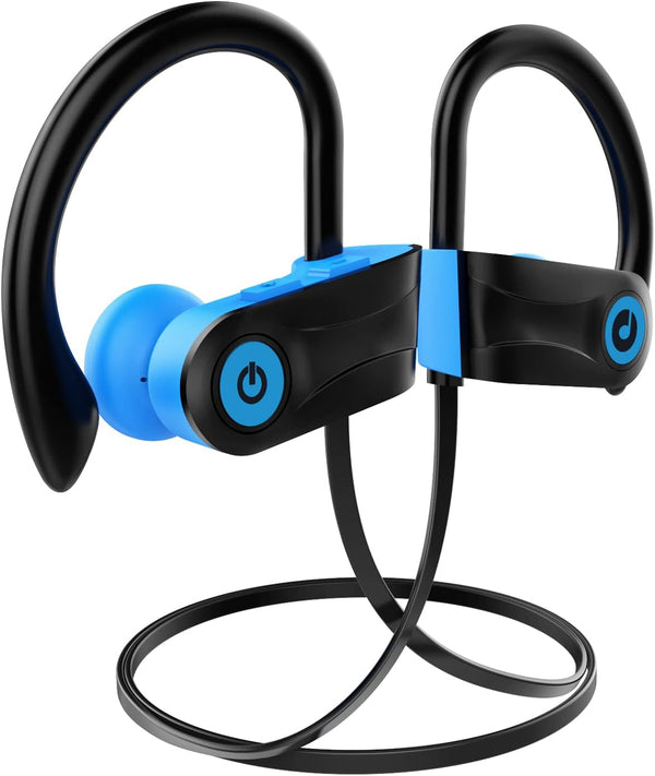 Boean Bluetooth 5.3 Headphones, Wireless with 16 Hours Playtime, IPX7 Waterproof Over Ear Earphones for Sports