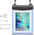 Universal 9.7-11 inch Tablet Waterproof Case Dry Bag Pouch Fit for iPad 10.2 10.9, iPad Air 10.9, iPad Pro 11, Samsung Galaxy Microsoft Surface Lenovo Asus Dragon Touch Acer Simbans LG Chiwu (Blue)