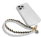Phone Charm Anti-Lost Wrist Strap - Pearl Beaded Double Chains Hand Wrist Phone Straps for Keychain Wallet Camera