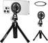 CAMEDAFLX Aluminum Magnetic Stand Mount with Cold Shoe Mount for iPhone,Adjustable Rotable Cellphone