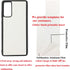 5PCS Compatible with Samsung Galaxy S20 FE 5G Case, Sublimation Blanks Phone Case, 2 in 1 Soft Rubber TPU Cover