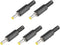 uxcell 4.8x1.7mm DC Male Connector Jack Solderless Adapter, 5pcs Replacement for DIY