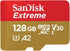 SanDisk 128GB Micro SDXC Extreme Memory Card - Compatible with DJI Drones, Bundle with Micro SD Card Reader