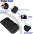 Car Dashboard Anti-Slip Mat Cell Phone Holder, Double-Groove Sticky Gel Pad with Number Plate for Navigation