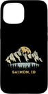 Salmon ID Lake Mountain Souvenir Salmon Idaho Mountain Sunset Sunrise ID Case for iPhone 15
