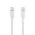 Belkin BoostCharge 1M USB-C to USB-C Cable for iPhone 15, Galaxy S23, Pixel 7, iPad Pro & More - White