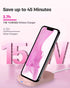 YW YUWISS 15W Fast Wireless Charger Wireless Phone Charger Stand Compatible with Apple iPhone 14 13 12/12 Pro Max/ 11Pro/11Pro Max, Compatible with Samsung Galaxy S22 S21 S20 (Rose Gold)