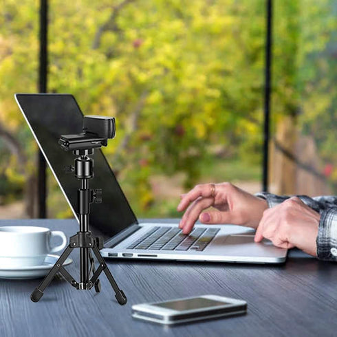 Webcam Tripod Stand Extendable for Camera/Phone/Webcam, Desk Tripod Mount Holder Compatible with Logitech Stream
