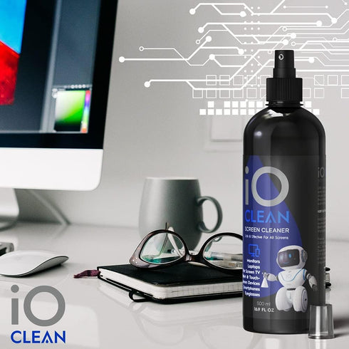 Screen Cleaner Spray (16oz) – Large Cleaning Kit for LCD, LED, OLED TV, Smartphone, Laptop, and Other Devices