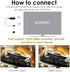SmartSee MiraScreen Wireless Display Adapter 1080P HDMI Screen Mirroring Media Player for Tablet Smartphone