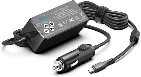 KFD 100W USB C Laptop Car Charger, 12V-24V DC Adapter for MacBook Pro/Air, HP, Dell, Lenovo, Samsung, LG, Acer, Asus