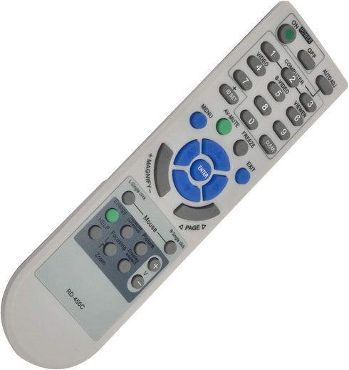 RD-450C Remote Control for NEC Projector NP100, NP110, NP115, NP1200, NP210, NP300, NP310, RMT-PJ31