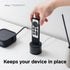 elago D Stand Charging Station - Premium Aluminum Dock for Apple TV Remote, iPhone & More (Black) - Cable Required
