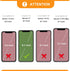 Bocasal 13 6.1 Inch Wallet Case for iPhone Compatible with MagSafe Magnetic RFID Blocking Detachable Premium PU Leather
