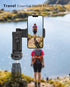 MiiKARE Tripod Phone Mount with 1/4" Screw Hole, Travel Accessory for Airplane Phone Holder