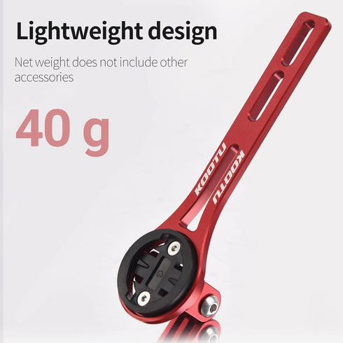 KOOTU Aluminium Alloy Bicycle Computer Mount, Compatible with Garmin Edge, Wahoo Elemnt, Bryton, and GoPro