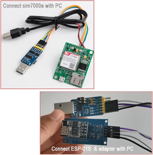 NEXTION CP2102 6 in 1 USB to TTL Serial Adapter Module, USB to TTL 485 232, with 4P Dupont Cable