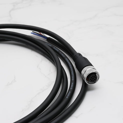 5 Pin M12 Sensor Connector Straight Aviation Cable Female to Female Waterproof Electrical Cable for Automation Control