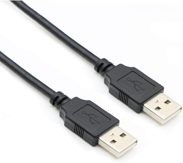 PASOW USB 2.0 Type A Male to Type A Male Extension Cable, AM to AM Cord, Black, 30Feet/10M.