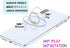 Transparent Oriental Cherry Cell Phone Ring Holder - 360 Rotation Clear Cherry Blossom Grip Stand