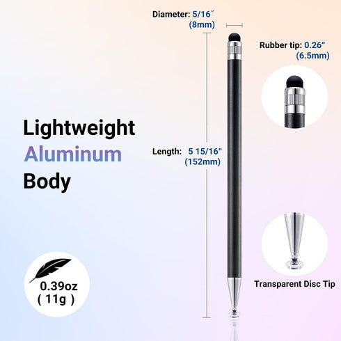 LINFANC 10 2-in-1 Pcs Stylus Pen for Touchscreen, High Precision & Sensitivity Stylus Pen for iPad/iPhone/Android