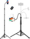 Victiv Phone Tripod Stand, 84" Tall Flexible Cellphone Tripod for iPhone with Gooseneck