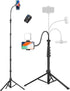 Victiv Phone Tripod Stand, 84" Tall Flexible Cellphone Tripod for iPhone with Gooseneck