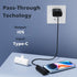 UPEB 5000mAh 2 Packs Pack 14/13/12/11/XR/X/SE/8/7/6 Small Portable Charger for iPhone with Built in Cable, MFi