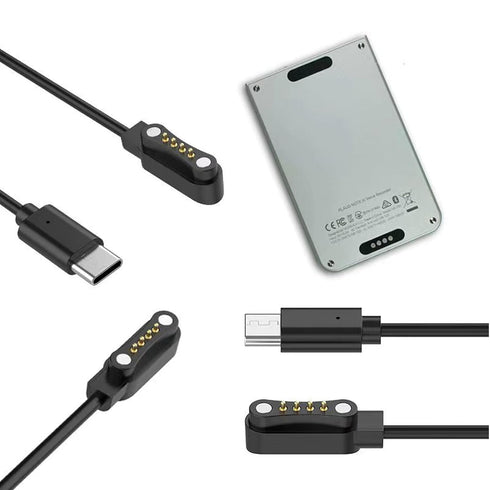 Disscool (1M/3.3FT,Black) Compatible with PLAUD Note Pro AI Recorder Charging Cable Durable USB-C Magnetic Attraction