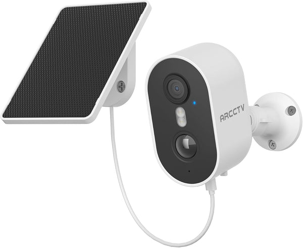 ARCCTV Security Camera Wireless Outdoor, 4MP Recharge Battery Powered WiFi Camera with Solar