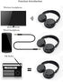 Wireless Premium Bluetooth Over Ear Headphones for TV, PC, FM Radio, Lightweight Adjustable Headset for All Ages
