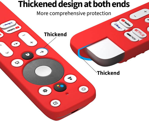 Hi Color 4K 100024646 100026240 Silicone Cover Compatible with Onn TV UHD Streaming Stick TV Box Remote Anti Slip
