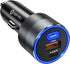 130W USB C Car Charger, 3 Ports Type C Adapter PD/PPS 100W + PD/QC 30W Fast Charging for iPhone 15/14/13 Pro Max,