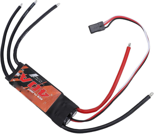 Zunate 40A Brushless ESC for Fixed Wing Quadcopters and Multirotor, 2-4S LiPo