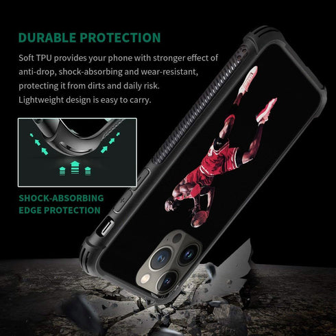 Basketball Player 37 Pattern Case for iPhone 13 Pro Max, Anti-Scratch Shockproof Cover for Boys, 6.7-inch.