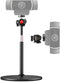 Borenbuir Webcam Stand for Desk, Height Adjustable, Desktop Webcam Tripod Mount for Logitech