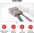 2002-2008 RED WOLF Car Radio Wiring Harness w/Antenna Adapter Compatible with GM Chevy Silverado Impala GMC Sierra