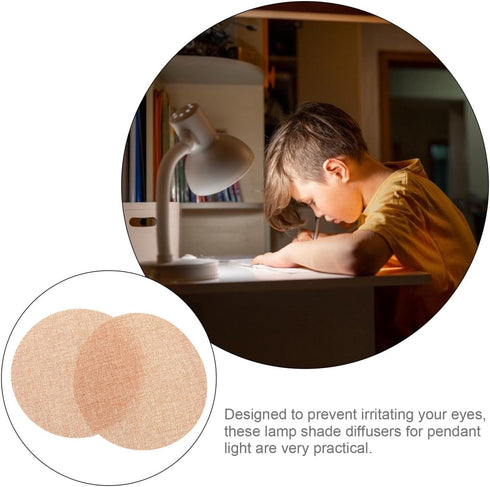 6.29In ULDIGI Round Ceiling Light Cover Anti-Glare Lampshade Diffuser Plate for Chandelier and Pendant Lighting Soft