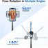 YUANRAN 62 inch Selfie Stick Tripod for iPhone, Auto-Open Phone Tripod Stand with Magnetic Smart Remote Support Cell