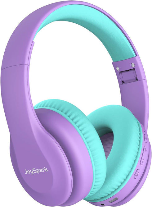 JoySpark Kids Bluetooth Headphones, Lightweight Wireless Headphones for Kids, 85/94dB Volume Limited, 60 Hours