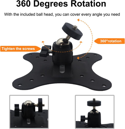 Vertically Mounted Projector Bracket, Universal Ceiling Wall Projector, 1/4" Screw, Mini Projector Bracket