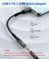JSAUX 2-Pack USB Type C to 3.5mm Female Headphone Jack Adapter, USB C to Aux Audio Dongle Cable, Compatible with iPhone
