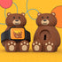 SIKAI CASE 9-1(45mm,44mm,42mm,41mm,40mm, 38mm) Cute Bear iWatch Charger Stand Compatible with iWatch Series for iWatch