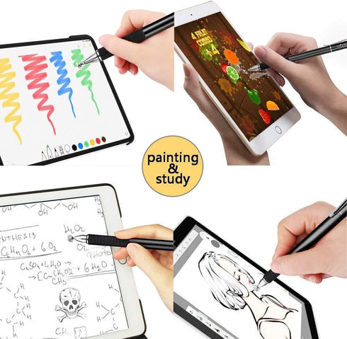 Mixoo 2 1 (6 Universal Stylus Pen for Touchscreen iPhone iPad Android Tablet Apple Kindle Switch Chromebook Galaxy All