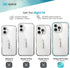 16 Speck Clear iPhone Pro Max Case - Slim Phone Case - GemShell - Crystal Clear