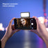 SEAEYES 160 3 Magnet Phone Light, LED Dual Side Selfie Light Compatible with iPhone Magsafe, Lighting Adjustment Modes