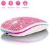 Bling Dazzling Bluetooth Mouse, 2.4GHz Rechargeable Wireless Slim Mouse with USB Receiver, Great Gift for Her